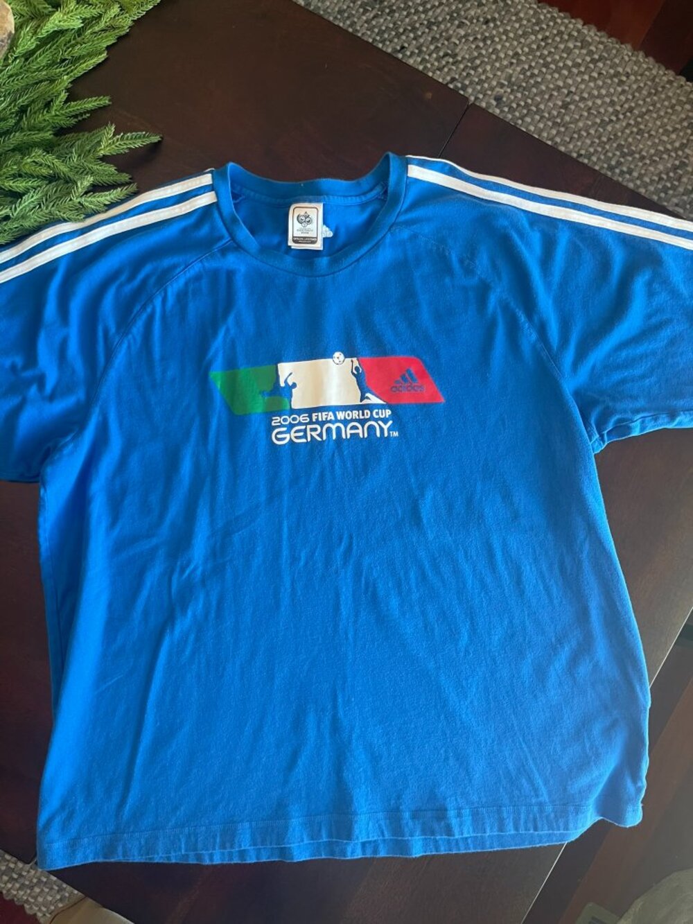 Vintage Adidas 2006 FIFA World Cup Germany Licensed Shirt Size XXL